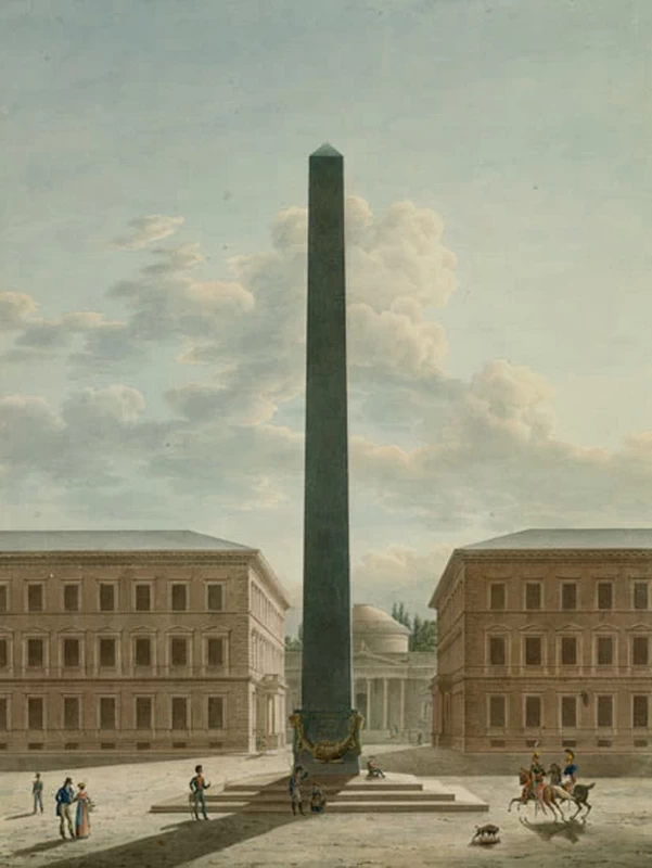 L'obelisco di piazza Odeon